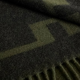 Champ Double Sided Scarf Forrest Green J LINDEBERG - bild 2