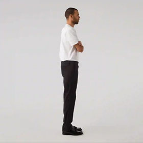 Chinos Russel Black SABURO - bild 3