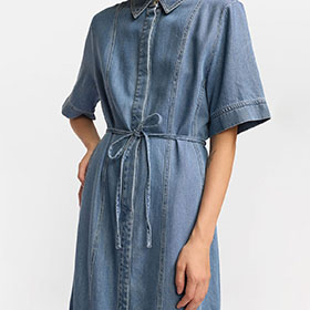 Christy Midi Dress Light Blue SOFT REBELS - bild 4