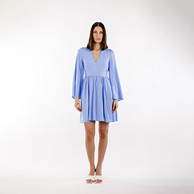 Claudia Dress Vista Blue - bild 3