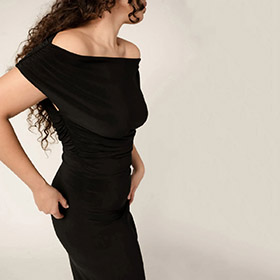 Columbine Dress Black VIVEH - bild 2