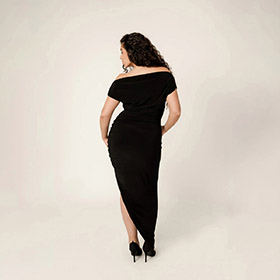 Columbine Dress Black VIVEH - bild 3