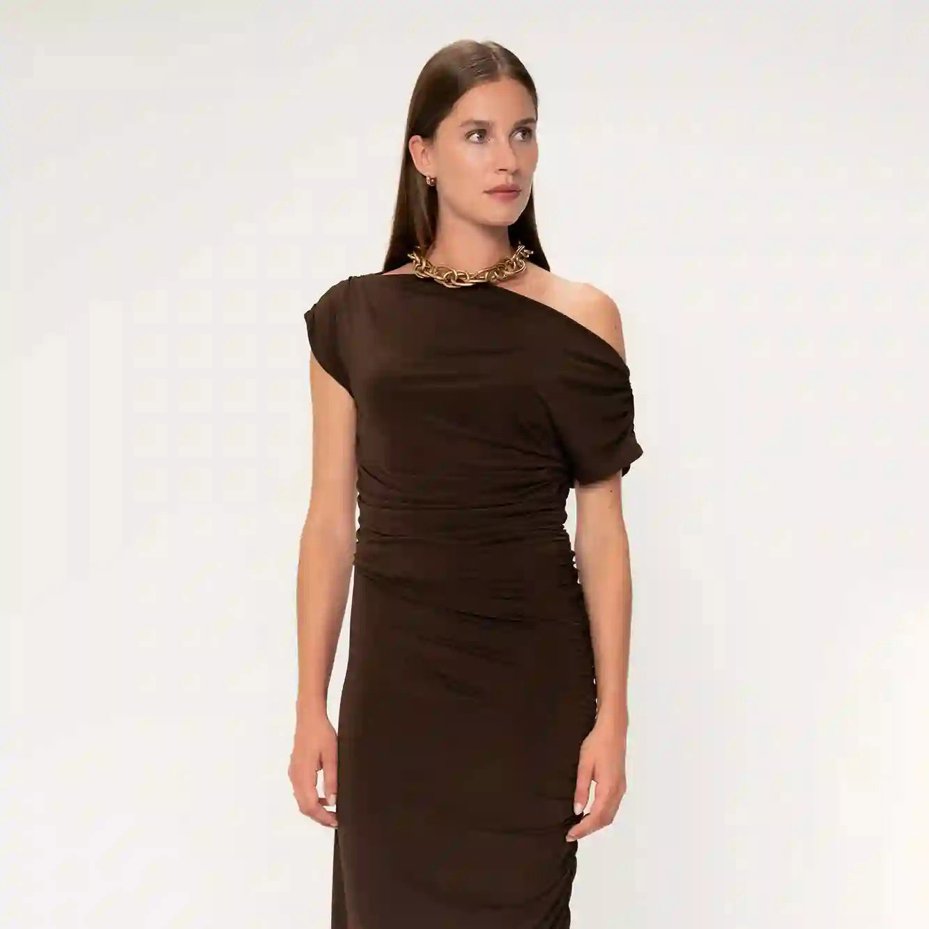 Columbine Dress Mocha VIVEH - bild 2