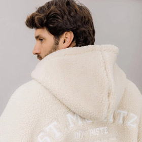 Corbin Fleece Hoddie Sand URBAN PIONEERS - bild 2