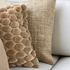 Cushion Cover Braided Denim Sand 50x50 - bild 2