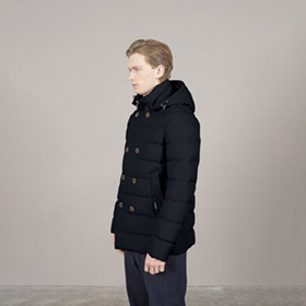 Damien Hood Jacket Black HETREGO - bild 2