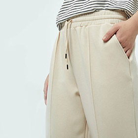 Dicette Sweat Pant Sandshell PEPPER CORN - bild 3