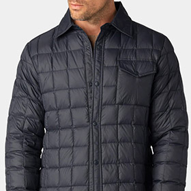 Down Overshirt Navy LESS WORRIES - bild 5