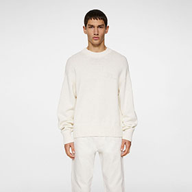 eddy Cotton Wool crew Neck White J LINDEBERG - bild 3