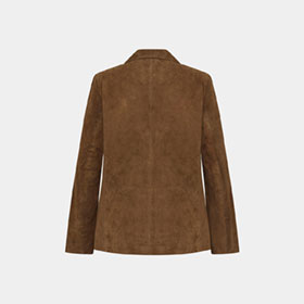Elana Goat Suede Blazer Walnut RockandBlue - bild 2