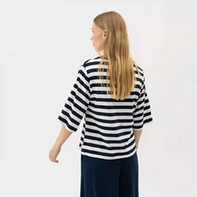 Ellen Tee White Stripe HOLEBROOK - bild 2