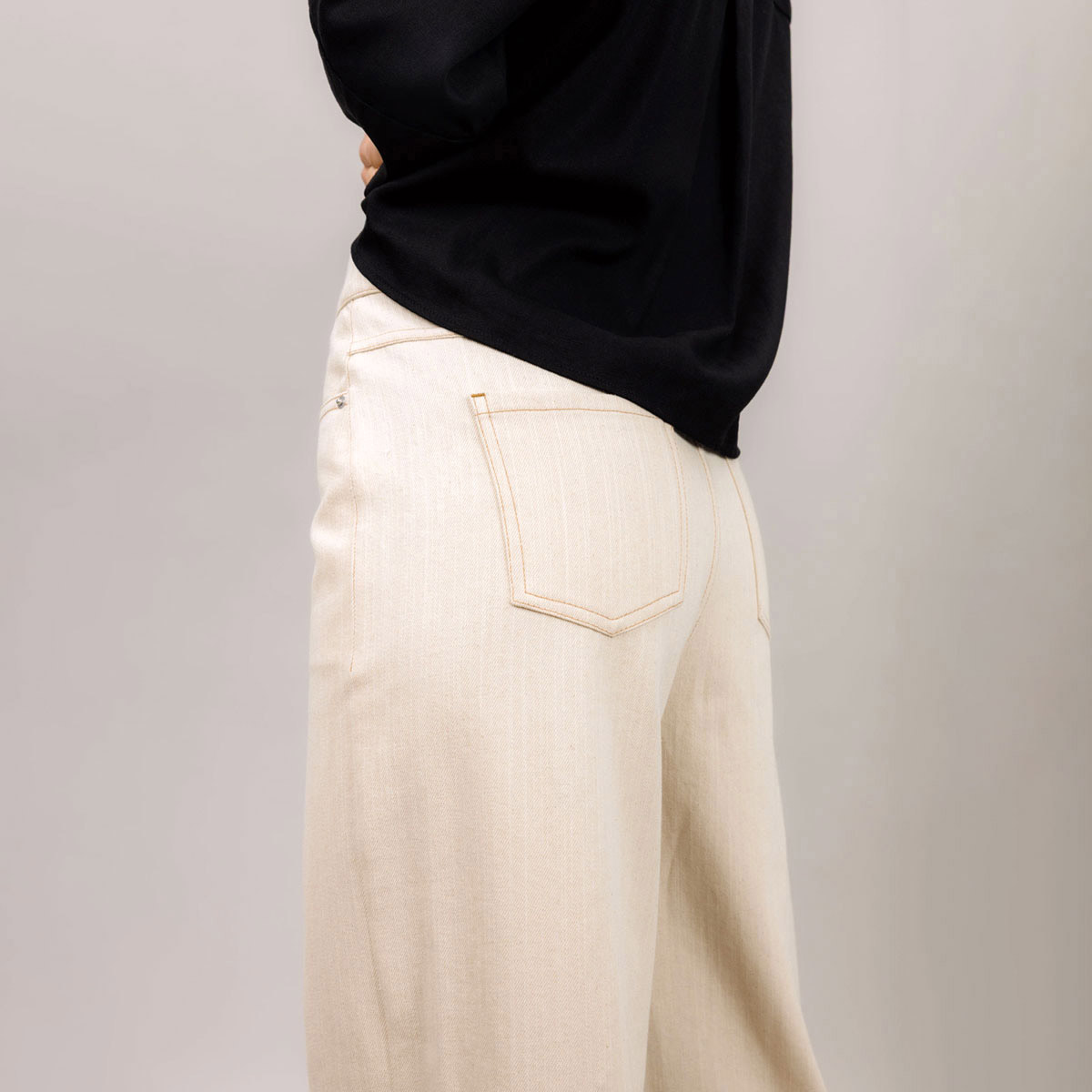 Elonora Pants Cream URBAN PIONEERS - bild 4