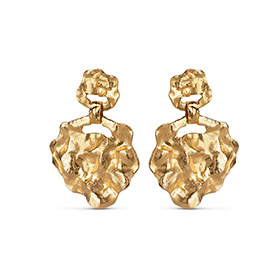 Earring Windy Large Guld - bild 1