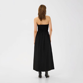 Erin Slip Dress Black GESTUZ - bild 2