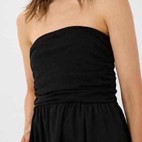 Erin Slip Dress Black GESTUZ - bild 3