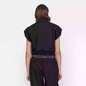 ESCalla Cropped Shirt Black - bild 2