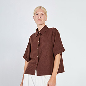 Esma short shirt Brown - bild 1