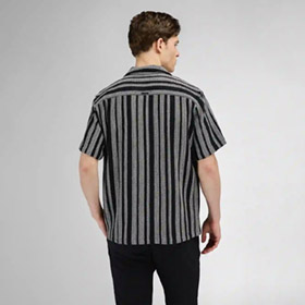Ferrara SS Shirt Black Stripe URBAN PIONEERS - bild 2