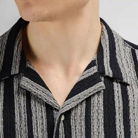 Ferrara SS Shirt Black Stripe URBAN PIONEERS - bild 3