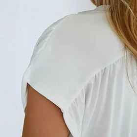Fiba Modal T-shirt Offwhite MINUS  - bild 2