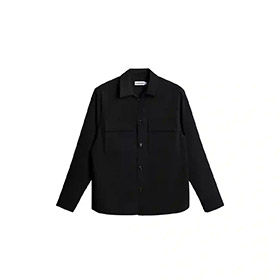 Finnigan Tech Drape Shirt Black J LINDEBERG - bild 3