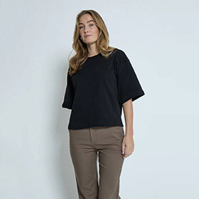 Fiola T-shirt Black PEPPER CORN - bild 2