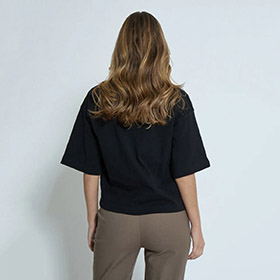 Fiola T-shirt Black PEPPER CORN - bild 3