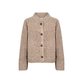 Fleece Jacka Pernille 1 Beigemelange LEVETE ROOM - bild 4