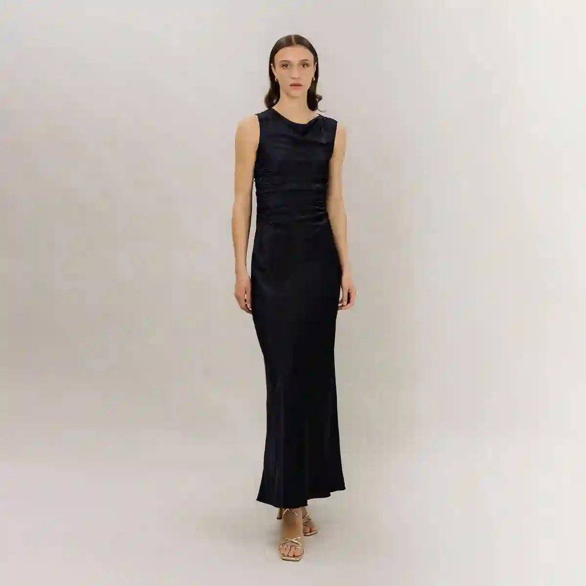 Florentina Dress Dark Navy URBAN PIONEERS - bild 2