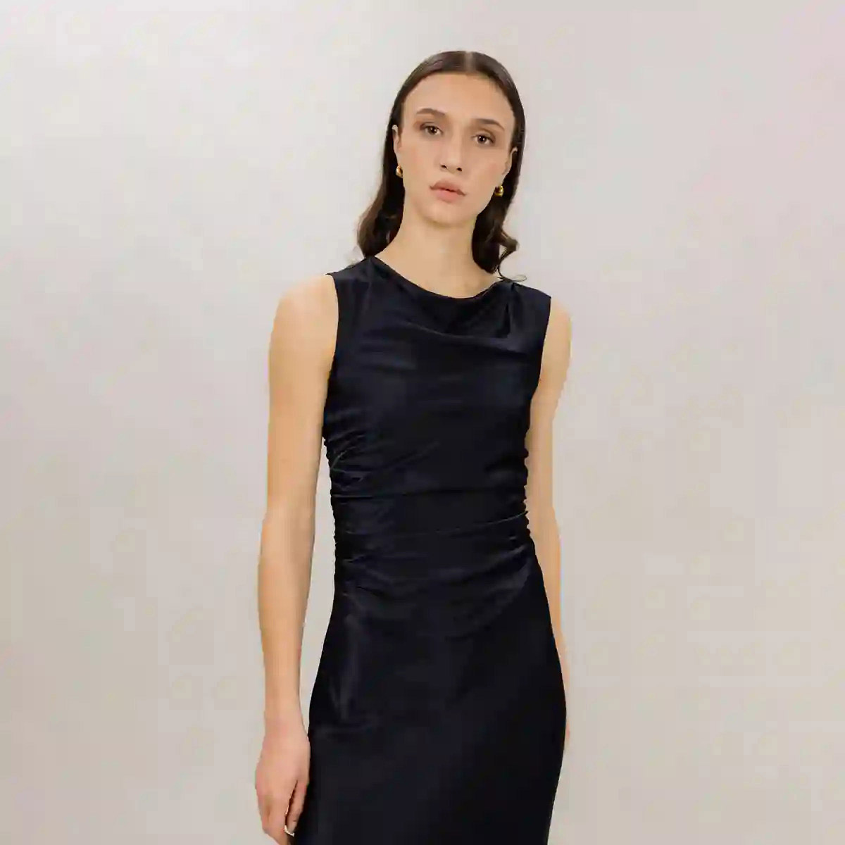 Florentina Dress Dark Navy URBAN PIONEERS - bild 4