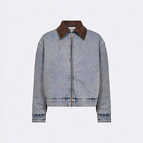 Fodrad Jeansjacka Kosa13 LEVETE ROOM - bild 4
