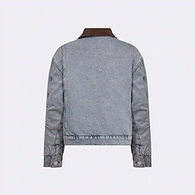 Fodrad Jeansjacka Kosa13 LEVETE ROOM - bild 5
