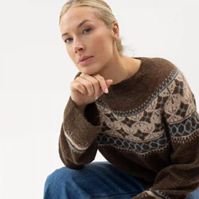 Gabriella Crew Brown Multi HOLEBROOK - bild 3