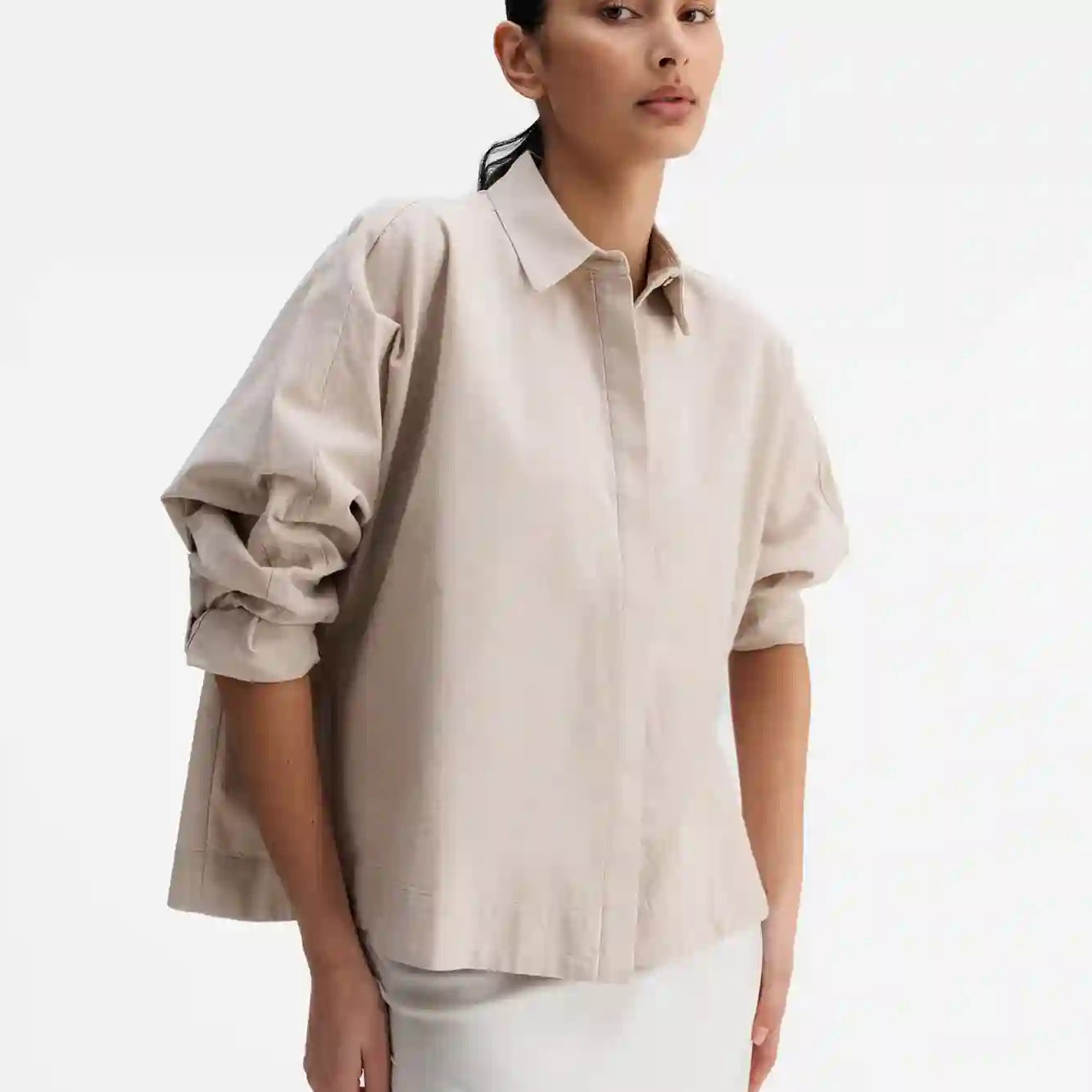 Gigi Oxford Skjorta Cream AHLVAR GALLERY - bild 2