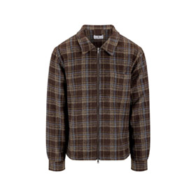 Guido Zip Shirt Blue Check URBAN PIONEERS - bild 3