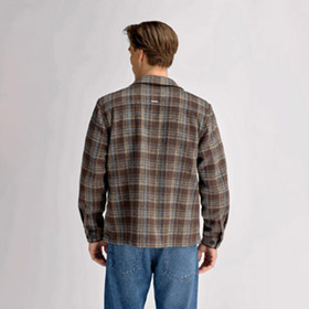 Guido Zip Shirt Blue Check URBAN PIONEERS - bild 4