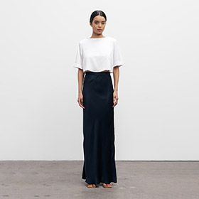 Hana long skirt midnight blue - bild 1