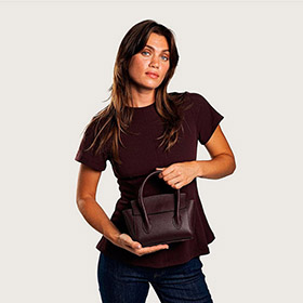 Handvska Bari Mini Brodeaux LATALIA - bild 4