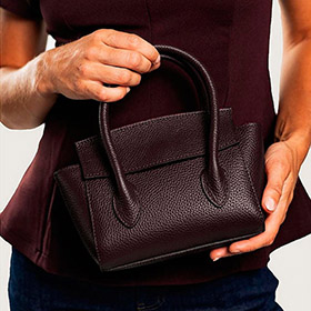 Handvska Bari Mini Brodeaux LATALIA - bild 5