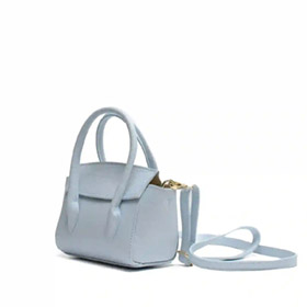 Handv�ska Bari Pastell Blue LATALIA - bild 2