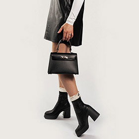 Handv�ska Trento Big Black LATALIA - bild 3