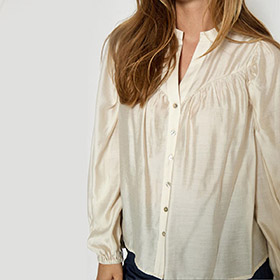 Ida Shirt Gardenia PEPPER CORN - bild 2