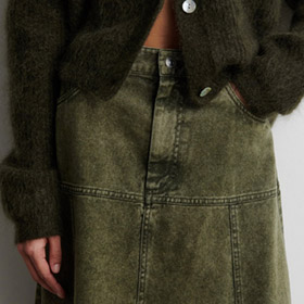 Jaye Denim Skirt Green SECOND FEMALE - bild 4