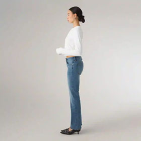 Jeans Kate LW Mid Blue SABURO - bild 2