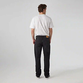 Jeans Slim Straight Rinsed Black SABURO - bild 3