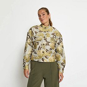 Kaiza Jacket Jaquard PEPPER CORN - bild 2