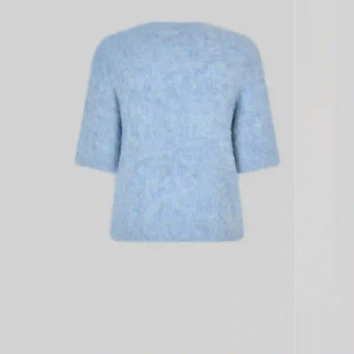 Karla Knit SS O-neck Lljusbl� SECOND FEMALE - bild 2