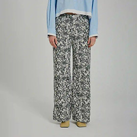 Kenzie Wide Jeans Snake NORR - bild 2