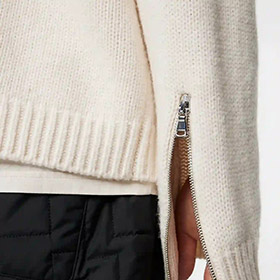 Kessler Biker Zip Knit Moonbeam J.LINDEBERG - bild 4