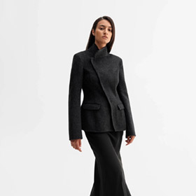 Leia Wool Blazer Black AHLVAR GALLERY - bild 3
